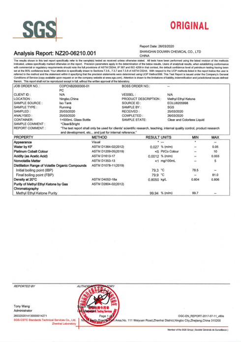 SGS Report